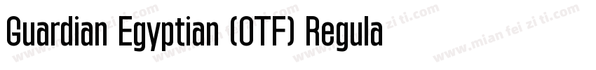 Guardian Egyptian (OTF) Regular字体转换